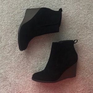 Black Suede Booties